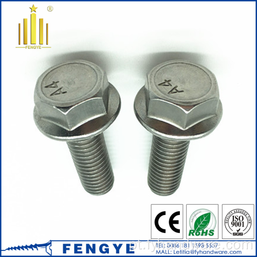 M24 Flange de aço inoxidável parafuso de flange para venda